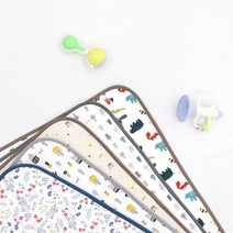 조아뜨 조아뜨 신생아 미니 방수요 아기 방수패드 순면 방수매트, B 제리 미니 방수요 브라운