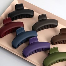 오브젬 무광 큰 기본 집게핀 8color