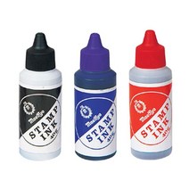 철끈 인주 매표)스탬프잉크(청) 스탬프패드 잉크-72394EA, 1, 본상품선택, 본상품선택