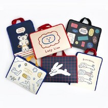 로마네 브런치브라더 지퍼 화일 L홀더 학교 학원 보조 가방 박스 A4 손잡이 파일 케이스 LF, 구미프렌즈