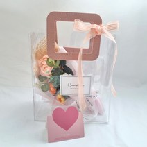 뷰티풀데코센스 비누꽃 돈꽃다발 10p + 쇼핑백, 퍼플믹스(꽃다발)