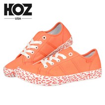[호즈] [HOZ] 여성 호피 프린팅 스니커즈 MATILDA_H512V004-CORAL