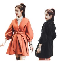 봄 가을 여성 모직코트 자켓 빅사이즈 트렌치코트