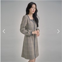 [NC 신구로점] 로엠 스퀘어넥 체크 롱원피스 RMOWB4TR11