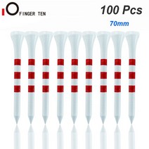 골프티 100 pcs 새로운 마찰 감소 대나무 골프 티 우드 사이드 스핀 내구성 천연 생분해 성, 70mm 화이트 레드