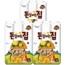 리빙티슈 3겹 돈잘버는집 롤화장지 30m (고객 감사 +90m 더 드립니다) 30룰 60룰 90룰