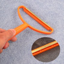양면 보풀제거기 수동 휴대용 옷보푸라기 이불 먼지, 양면 보풀제거기 오렌지