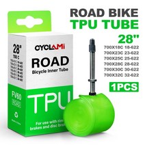 CYCLAMI-초경량 자전거 내부 튜브 700X18 25 28 32c 도로 타이어 65mm 길이 프렌치 밸브 슈퍼 라이트 라이드, [01] 700c, [01] 60mm, [01] 700C 1pcs