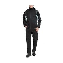 166551 골프비옷 Aoki Outdoor Rain Wear 레인 슈트 상하 세트 골프웨어 윈드 브레이커 마운틴 후드 방수 남성 통기성 방풍 경량, M, 1개