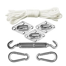 아이스타스 타프 썬쉐이드 차양막 연결부품 세트, 사각 연결부품세트