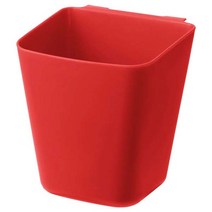 이케아 순네르스타 보관용기 750ml 레드 12x11x13cm 폴리프로필렌, 1개, 이미지참조