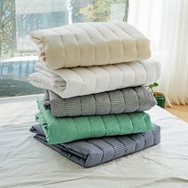 바자르 시원한 인견 여름 밴딩패드, 화이트