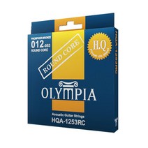 올림피아 HQA-1253RC 통기타줄 포스포브론즈 012, 단품