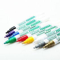 페인트마카 (자일렌프리) 1개입 / 친환경 둥근닙, 빨강