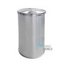 뚜껑형 스텐휴지통 100L(450x740) 쓰레기통