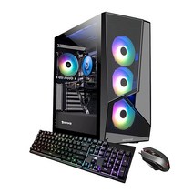 IBUYPOWER 프로 게이밍 PC 컴퓨터 데스크톱 슬레이트5MR 249a AMD 라이젠 5 3600 3.6 GHz NVIDIA GTX 1650 4GB 8GB DDR4 480GB, Ryzen 5 3600 | GTX 1650