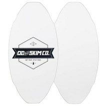 DB Skimboards Proto Plank 스킴보드 화이트 스몰 메이플/포플러 구조 3D 로커 패턴 내구성 있는 HPL 상단 및 하단 에폭시 스크린 프린트 그래픽 미국에서 제작, 기본