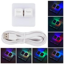 블랙 RGB USB 키패드 2-키 복사 및 부착 원-키 암호 다중 키 조합 사용자 지정 단축키 OSU 게임 키보드, [02] C