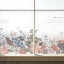 [뭉키데코] 무점착반투명시트_MSC-148_풀잎 이야기 01(A02_W180xH90cm), A02_W180xH90cm