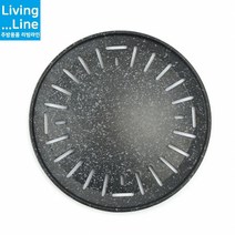 KI 직화구이 불판 마블 가스용 숯불용 고기불판 업소용 삼겹살 고기팬 구이판 로스구이판 업소용 가정용 삼겹살 불판, [LL] 가스용 29.5cm