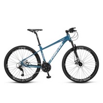 가성비 MTB 사이클 입문용 가벼운 학생 자전거 초등학생 중학생 성인 소형 알루미늄, 27단, 27.5인치, 익스트림 스피드 블루-그린(27단 디스크)