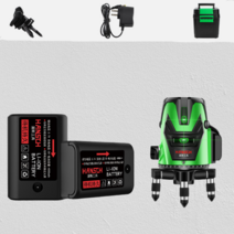 수평 휴대용 레이저레벨기 측정기 전자줄자 미니 모듈 초강력 광파기 측량기 십자 높이 라인 그린 디지털자, 2선식 기본형