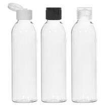 원터치캡용기 120ml 150ml 200ml 250ml 300ml 500ml 똑딱이용기 어매니티공병, 150ml투명용기 흰색캡