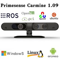 Primesense-카민 단거리 3d 센서 스캐너 체성감각 깊이 RGBD 카메라 ROS 로봇 비전 골격 인식 1.09, 한개옵션0