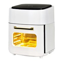 Yumico 대용량 스마트 에어프라이어 오븐 15L, 백색(영문)