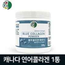 캐나다 저분자 피쉬콜라겐 가루 먹는 어류콜라겐 분말 100프로 수용성 생선콜라겐 트리 펩타이드 연어 명태 피시콜라겐 가수분해 파우더 히알루론산 100% 연어추출 블루 콜라겐 고함량 효능, 한개, .