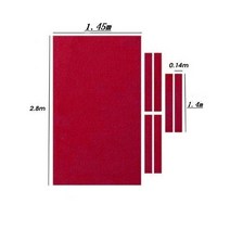 전문 9 피트 당구 펠트 스누커 액세서리 테이블 천으로 0.6mm 바 클럽 호텔, 01 Red