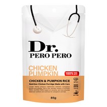 닥터 페로페로 반려동물 보양식 영양죽 닭과단호박 85g, 단품
