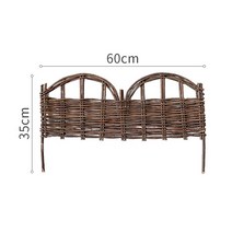 버드나무 울타리 펜스 가림막 정원 잔디 담장 야외 채소 밭 화단 경계 휀스, 05. C타입(35x60), 1개