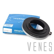 Contax.G-N1 마운트 어댑터 링 슈트 Contax G G1 렌즈에 적합 Nikon 1 J5 J4 S2 V3 카메라 삼각대 없음, 한개옵션0