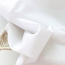 (천마마) 대폭리플 다모르 화이트-여름침구 패드 잠옷 파자마 이불 커텐 블랭킷 아기겉싸개