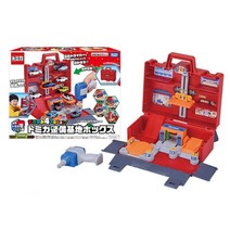5살남아 턴테이블 리프트 4액션 자동차 정비기지 완구 X-마스 세트 케이스