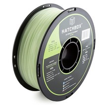 HATCHBOX ABS 3D 프린터 필라멘트 치수 정확도 +/- 0.03mm 1kg 스풀 1.75mm 레드, Glow
