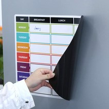 스케줄자석보드 월중행사일정 월간계획 다이어트 식단표 메모판 계획표, 주간계획(라운드)