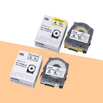 반도 MAX 튜브넘버링기 라벨테이프 기타소모품 전시리즈 전규격 전색상, LM-TP305(노란색), (국산)3시리즈_5mm, 1개