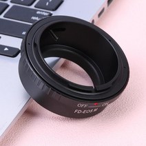 캐논 fd 렌즈 용 fd-eos 마운트 어댑터 링 ef eos 카메라 캠코더 정밀 가공 보호 가능, 한개옵션0