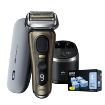 40대남편생일선물 전기면도기 시리즈9 PRO PLUS 9569cc + 파워케이스 + 리필 세정액 CCR4, 브라운 전기면도기 시리즈9 PRO PLUS 9569cc