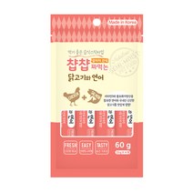 미니유니 챱챱 짜먹는 닭고기와 연어 60g