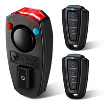 자전거 도난방지 경보기 오토바이 잠금장치 스마트 센서 자물쇠 라이트 경보 무선 방수, b