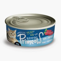 프리미요 고양이 습식 캔 85g, 120개, 참치 + 헤어볼