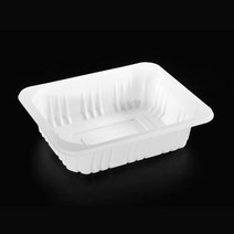 맛을담는용기 실링용기 / 줄단위 소량판매 실링용기 PC-12153 백색 - 100개 엔터팩 큐담 팩시스 호환 용기, 1개