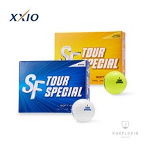 던롭 정품 2022 젝시오 SF 투어 스페셜 A6 2피스 골프공, 패션옐로우