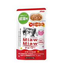 먀우먀우 쥬시 파우치 70g 고양이 간식, 1개, 참치