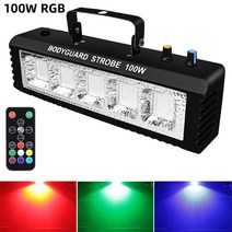 디제잉 기계 장비 DJ 외계인 rgb 흰색 dj 디스코 스트로브 조명 40w 60w 80w 100w 원격 제어 사운드 플래시 결혼식 휴가 무대 조명 효과, 협력사, 100w RGB, 나는 플러그