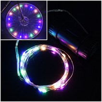 자전거라이트 자전거 휠라이트 LED 안전등 믹스컬러, 상세페이지 참조