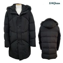 에스엠진 [에스엠진]오리털 패딩 코트 롱코트 오리솜털 하프코트 남성 롱패딩 SMJ1196